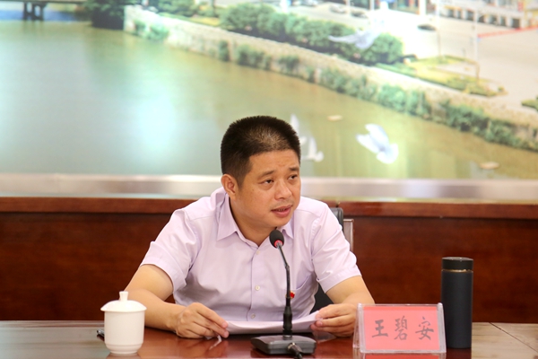 市委书记王碧安讲话