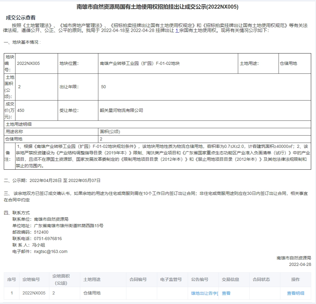 南雄市自然资源局国有土地使用权招拍挂出让成交公示（2022NX005）(1).jpg