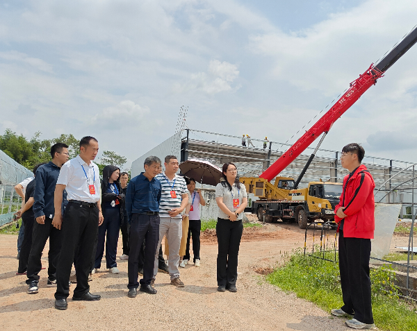 调研组在太和村育苗场调研项目建设情况.jpg
