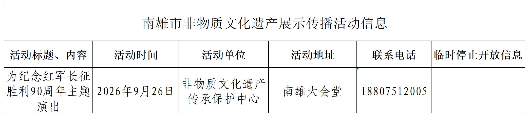 汇总--公共文化体育信息公开_南雄市非物质文化遗产展示传播活动信息.png